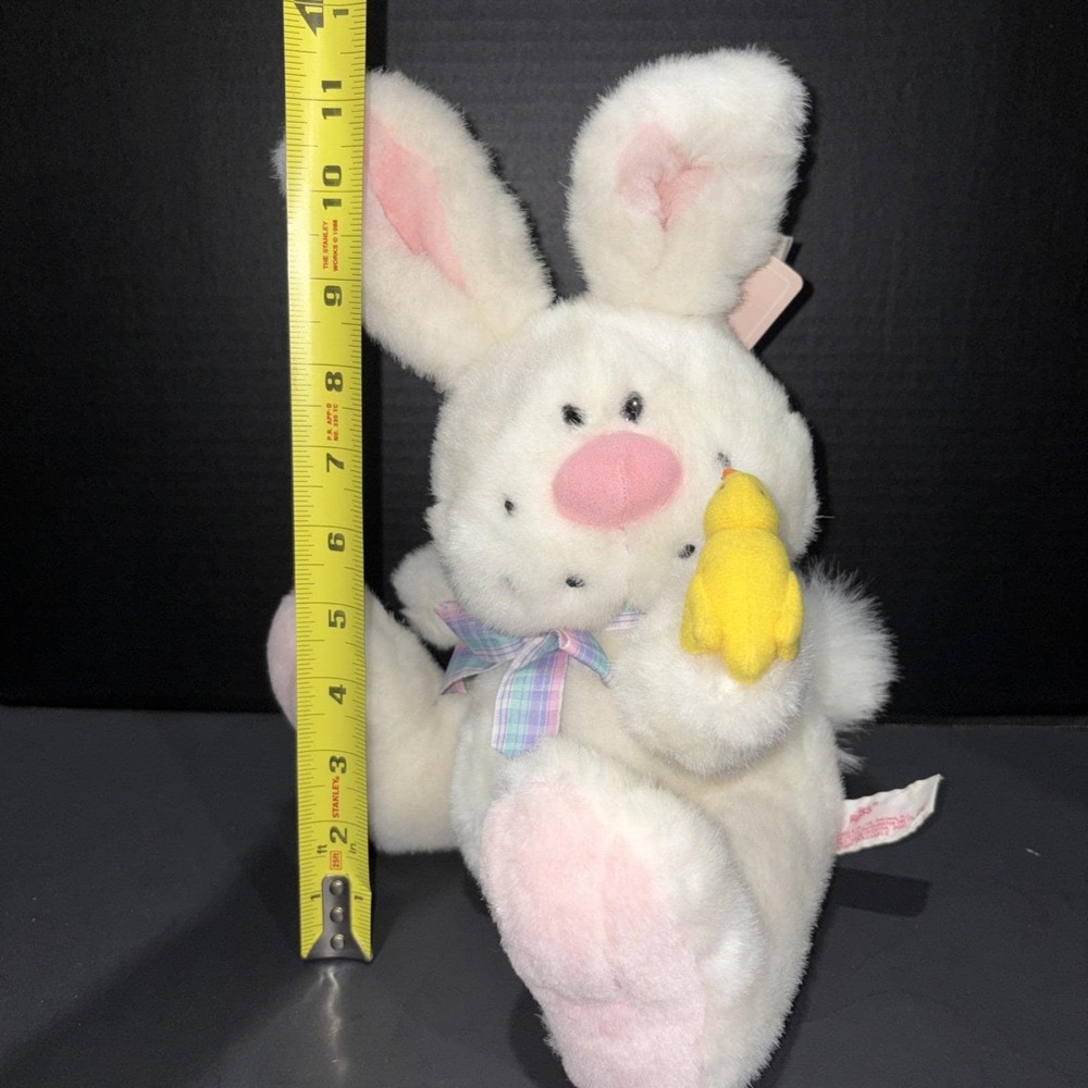 Vintage Russ Berrie Easter Plush W/chick White Rabbit 1994 W/tag - Picture 11 of 11